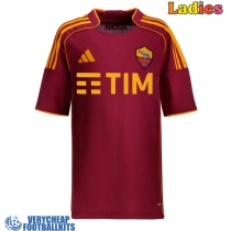 AS Roma Artem Dovbyk #9 Replica Home Shirt Ladies 2025-26 Short Sleeve